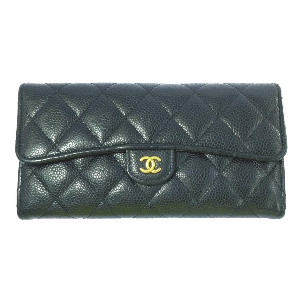 R*⭐様 CHANEL 二つ折り財布 クラシックマトラッセ ココマーク