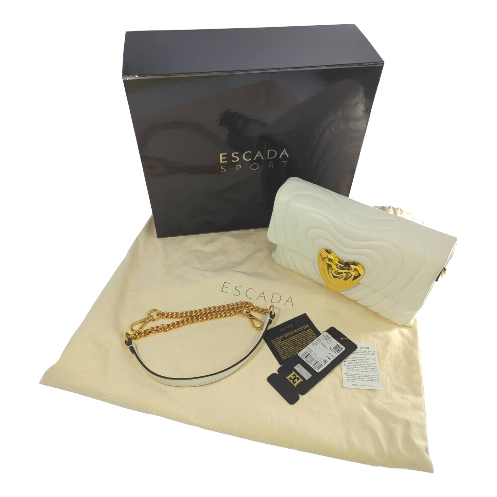 楽天市場】ESCADA エスカーダ ハートバックル・キルティング・ステッチ