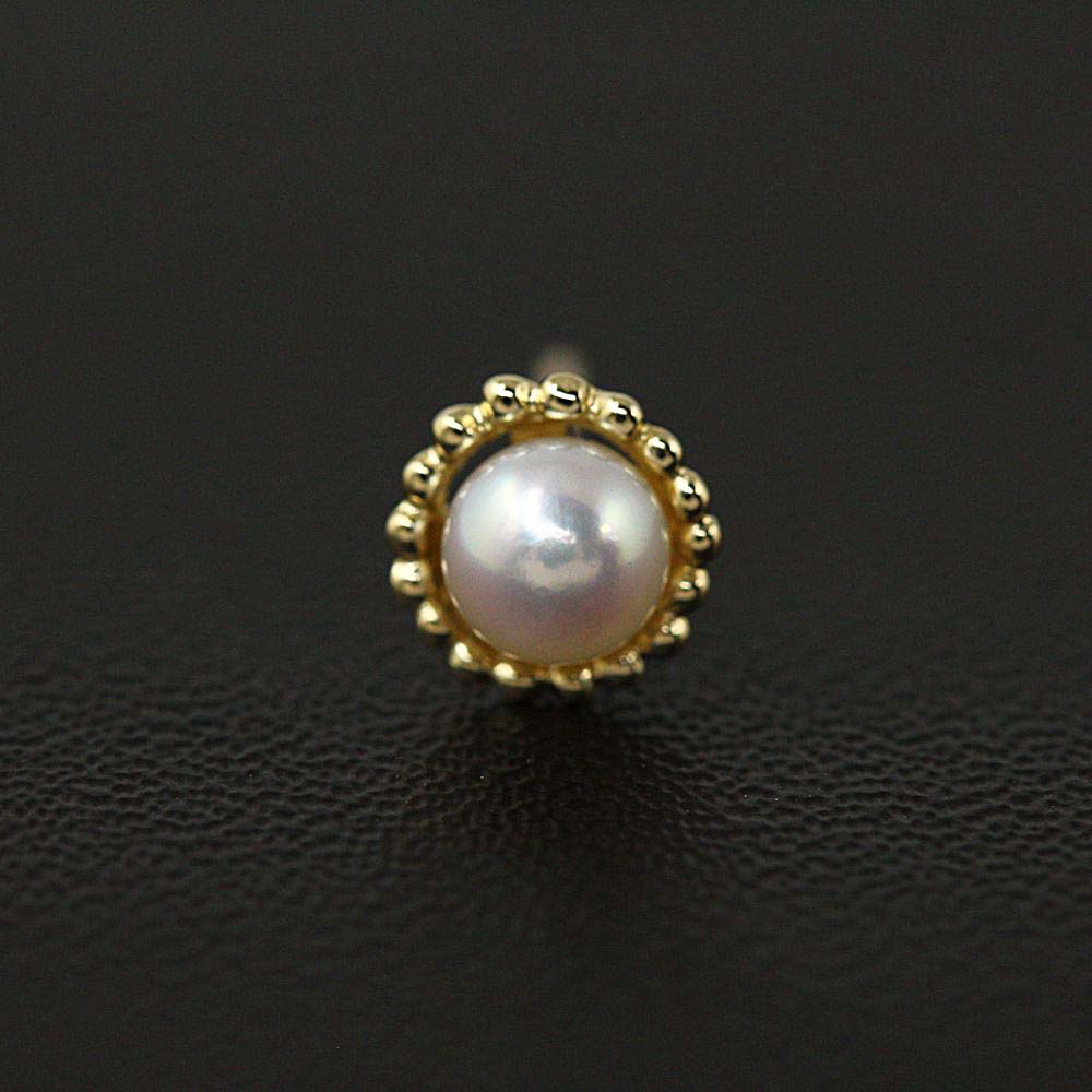 楽天市場】ミキモト シンプル アコヤ真珠 ベビーパール ミル打ち