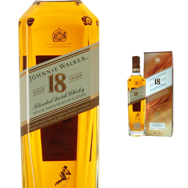 楽天市場】[箱入] JW 18年 40度 700ml ジョニーウォーカー
