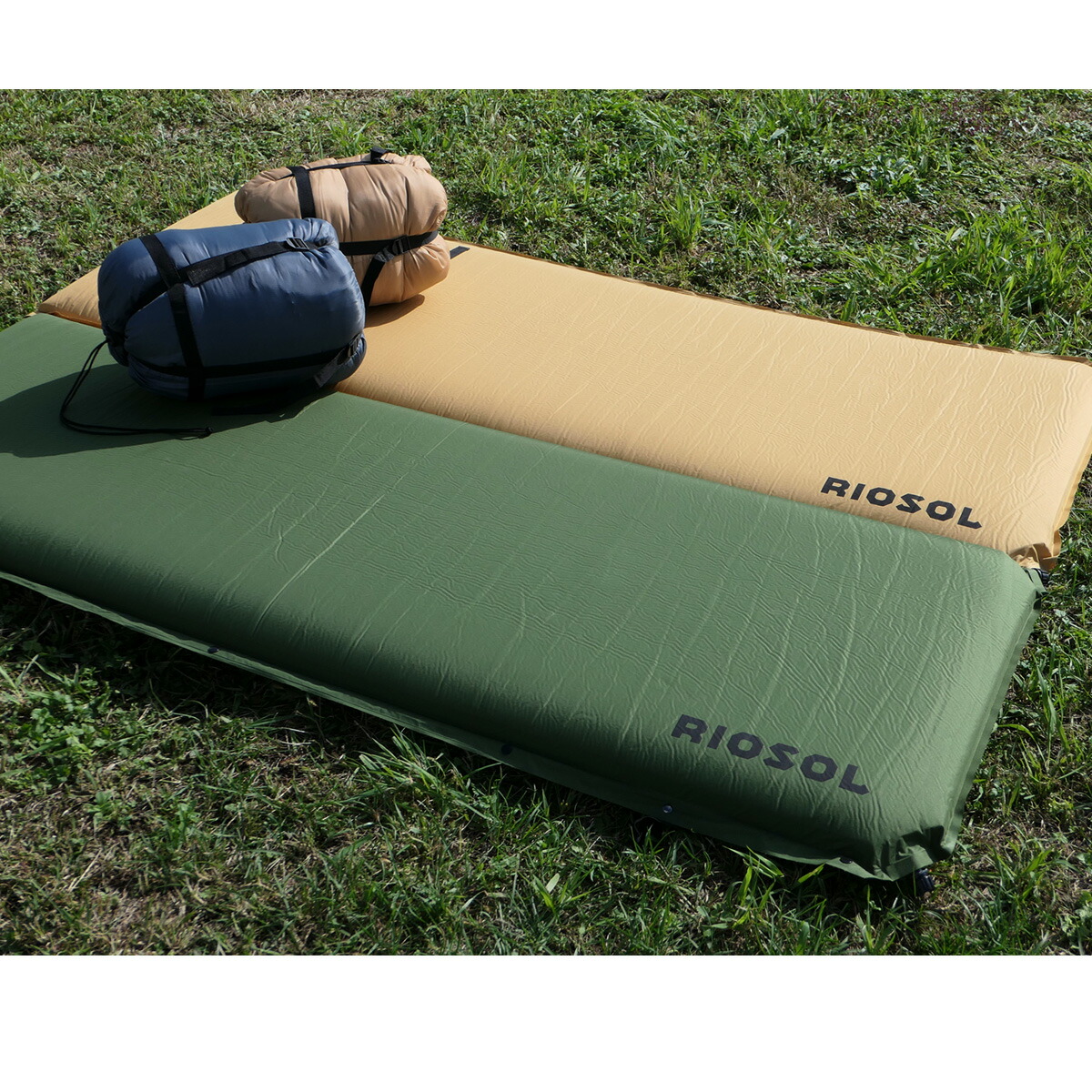 楽天市場】インフレータブルマット 10cm 車中泊 連結可 キャンプマット