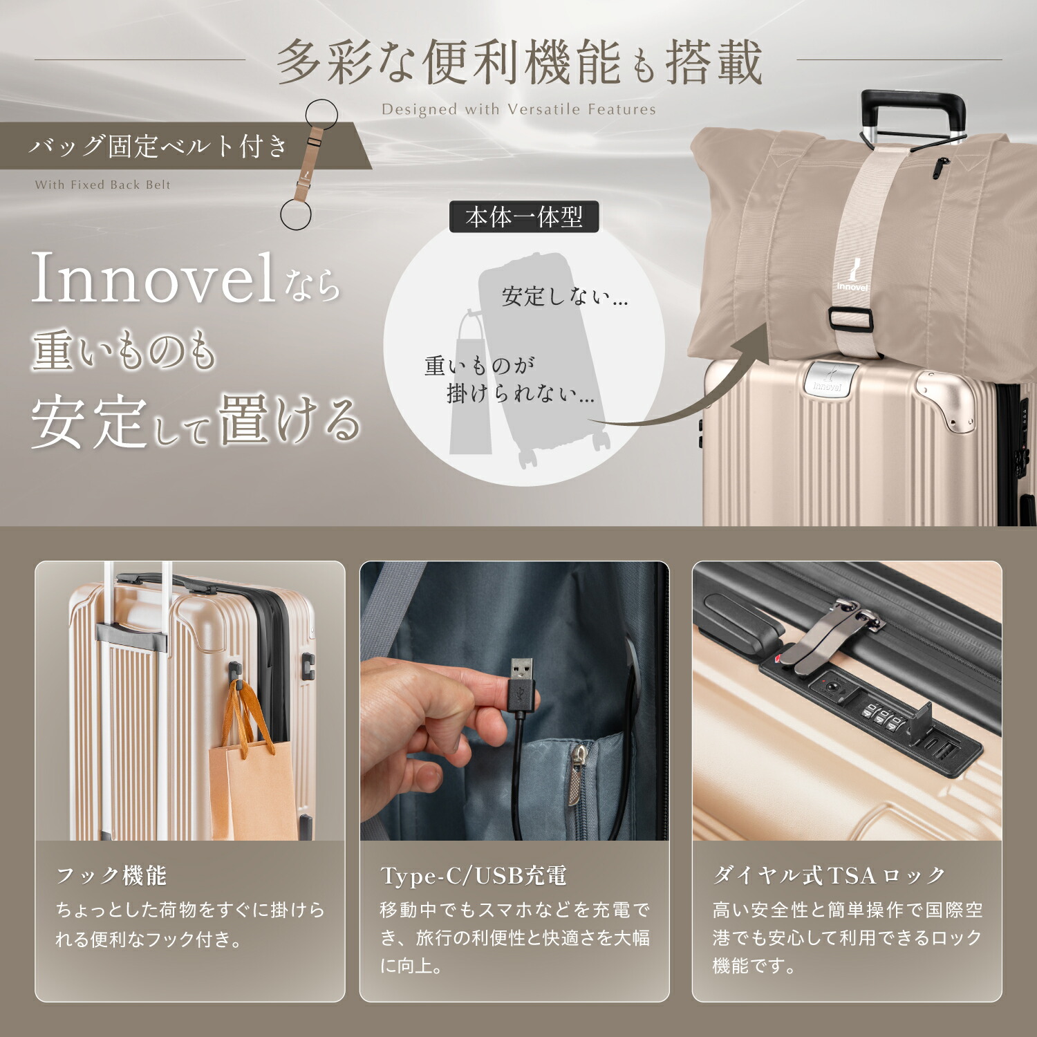 楽天市場】【 防水 × 拡張 】スーツケース キャリーケース 機内