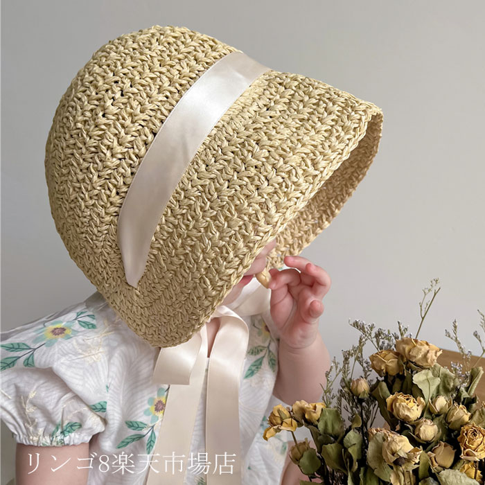 楽天市場】麦わら帽子 キッズ ベビー 赤ちゃん 帽子 女の子 ナチュラル