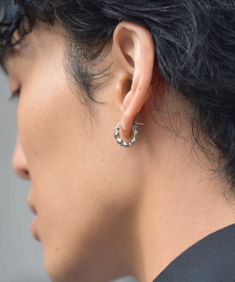 楽天市場】ライオンハート LEO シャープ フープ ピアス ブラック