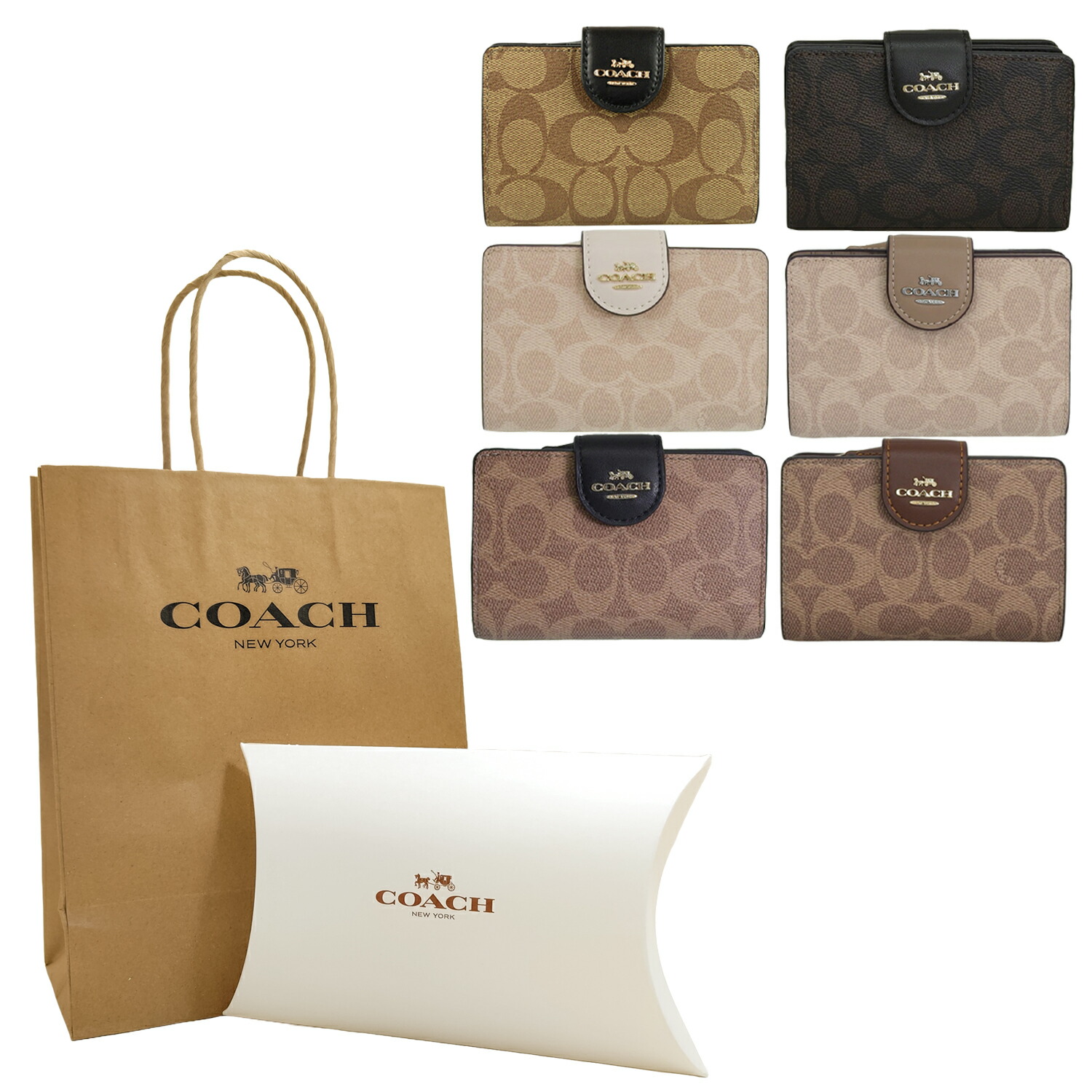 楽天市場】コーチ ギフトセット 【土日祝発送不可】 COACH 財布 ミニ