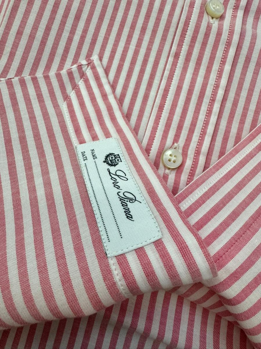 楽天市場】【中古】ロロピアーナ LoroPiana ｼｬﾂ ストライプ カッター