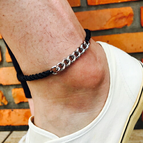 楽天市場】アンクレット メンズ チェーン シルバー ゴールド 喜平