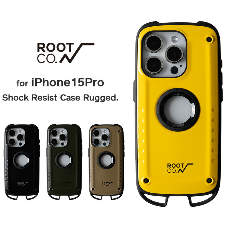 楽天市場】【ROOT CO.】[iPhone15Pro専用]GRAVITY Shock Resist Case