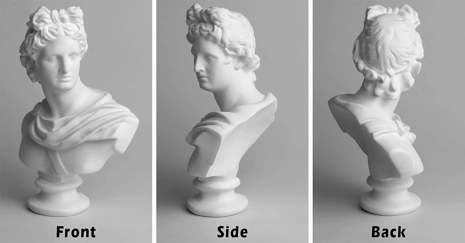 楽天市場】古代ギリシャ神アポロ（アポロン）胸像ローマ神話太陽の神高