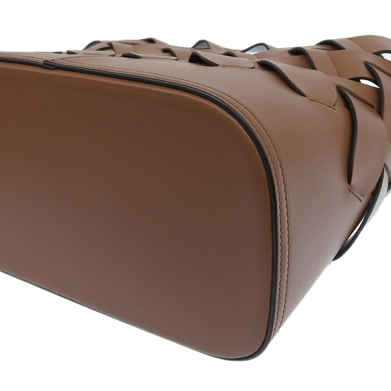 楽天市場】【中古】 プラダ PRADA トートバッグ レザー ブラウン