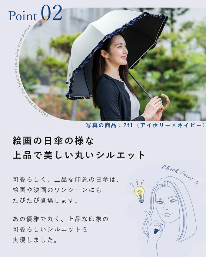 楽天市場】100％ 完全遮光 日傘 レディースショート 50cm プレーン晴雨