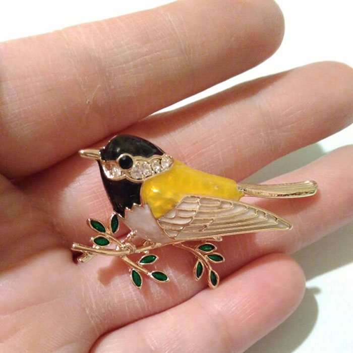 楽天市場】【送料無料】 ブローチ 鳥 野鳥 ピンズ ブローチピン