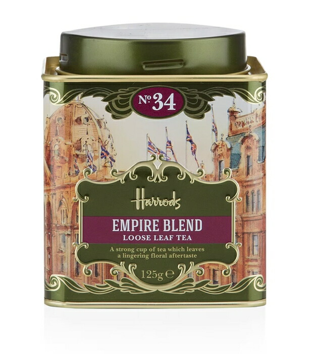 楽天市場】[125g x 1缶] HARRODS No. 34 Empire Blend Loose Leaf Tea