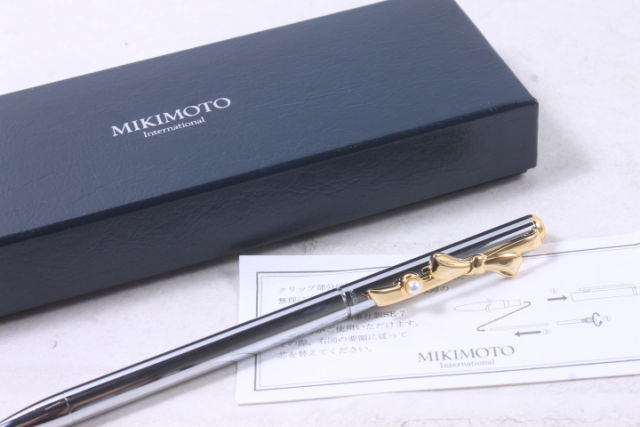 楽天市場】【1月12日に再値下げ！】ミキモトMIKIMOTO リボンモチーフ