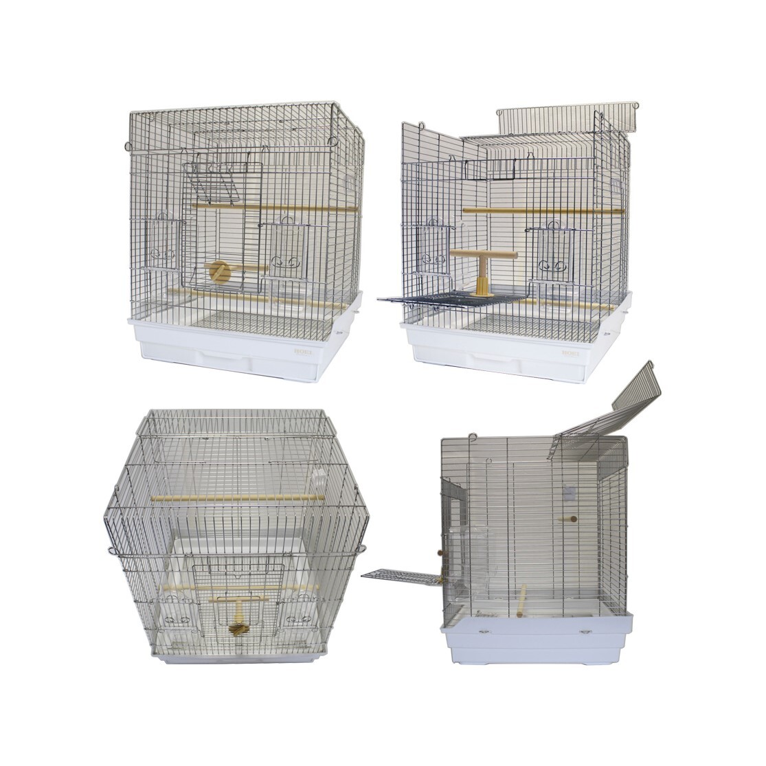 楽天市場】465オカメ ステンレス ホワイト小鳥用 飼育ケージ ゲージ