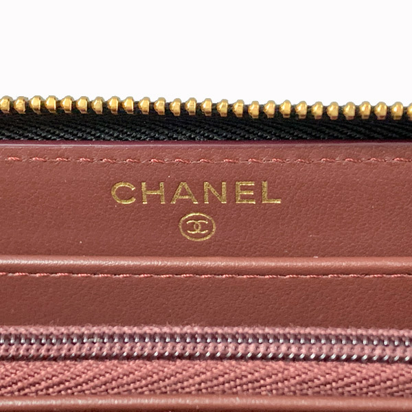 楽天市場】≪Brand new≫ CHANEL Zip Long Walette Black Gold ≪新品