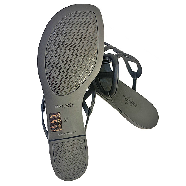 楽天市場】≪ 新品 ≫ エルメス エジェリ サンダル 37 ラバー