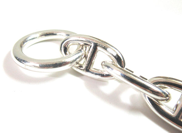 楽天市場】《 新品 》 エルメス シェーヌダンクル GM 14コマ シルバー