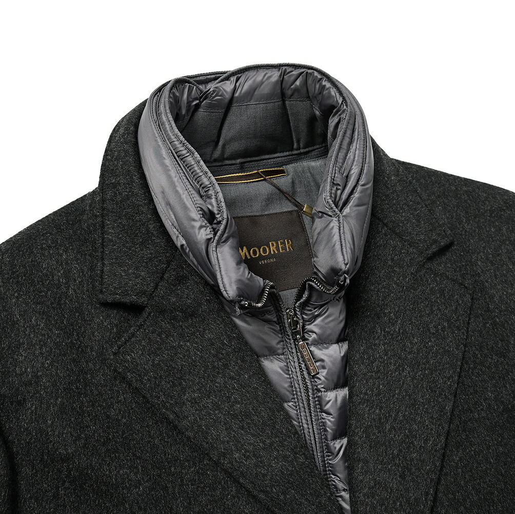 楽天市場】ムーレー MOORER OUT-HARRIS-PA ダウンコート チェスター