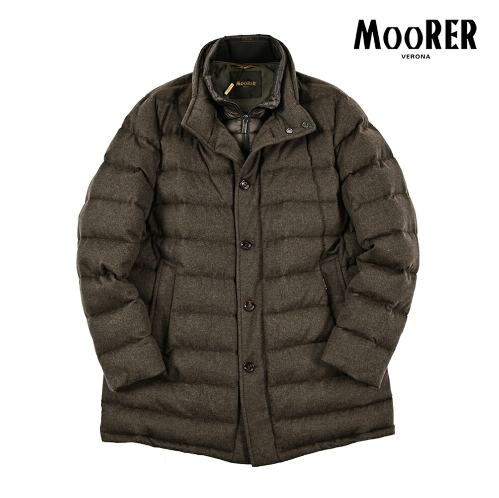 楽天市場】MOORER ダウン（カラーブラウン）（メンズファッション）の通販
