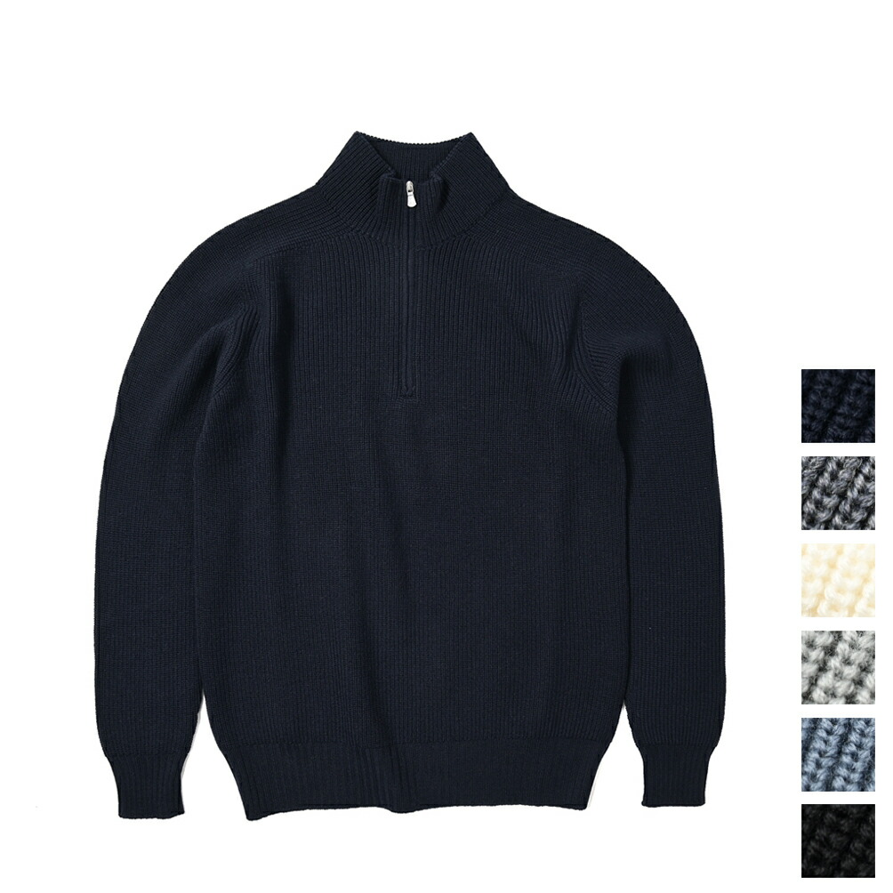 楽天市場】グランサッソ gran sasso ジップアップ ニットパーカーの通販