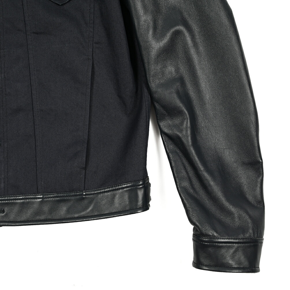 楽天市場】エトロ ETRO レザーブルゾン 異素材コンビ ショート