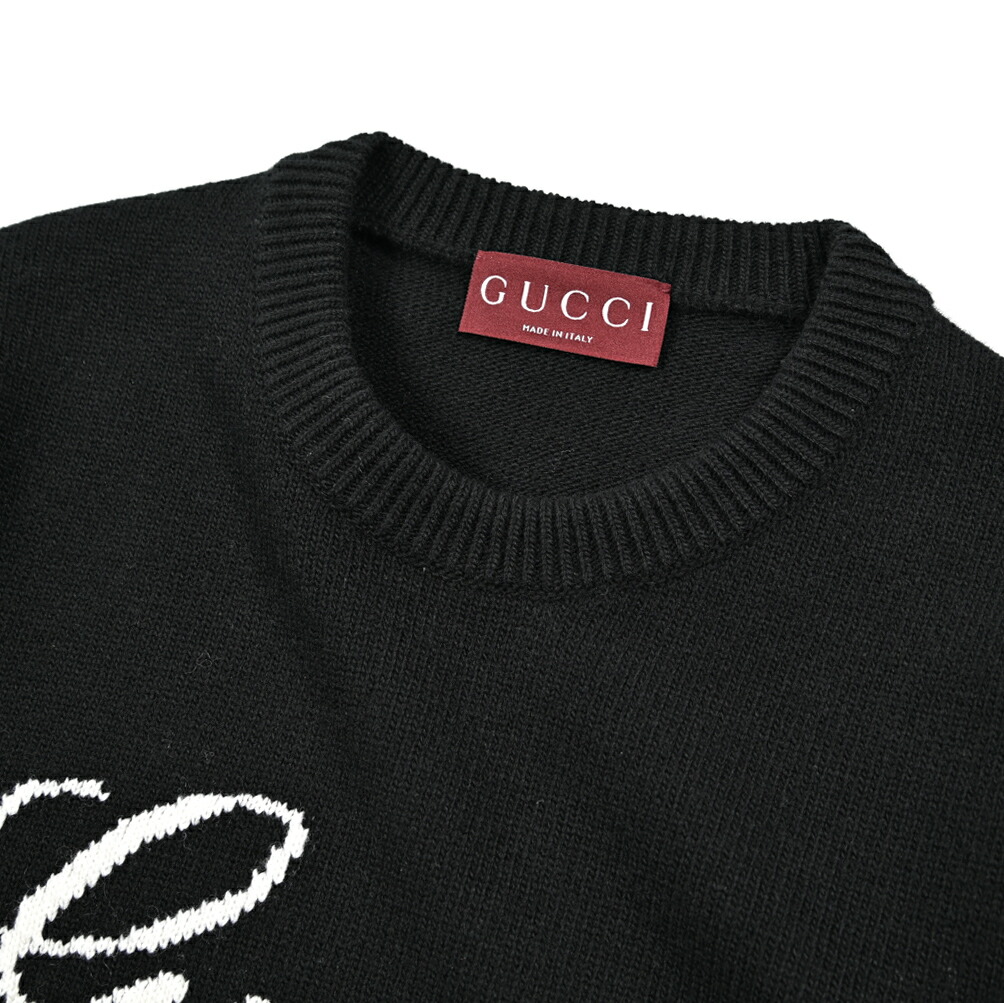 楽天市場】グッチ GUCCI ニットセーター クルーネック ミドルゲージ