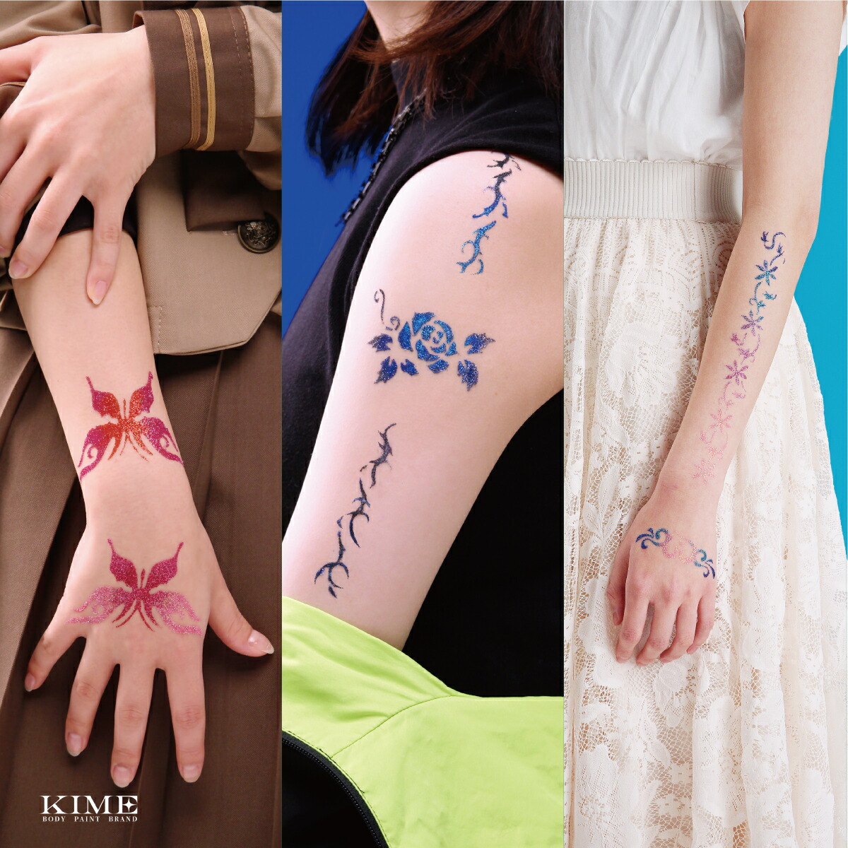 楽天市場】【KIME】ボディジュエリー｜豪華100色｜プロセット