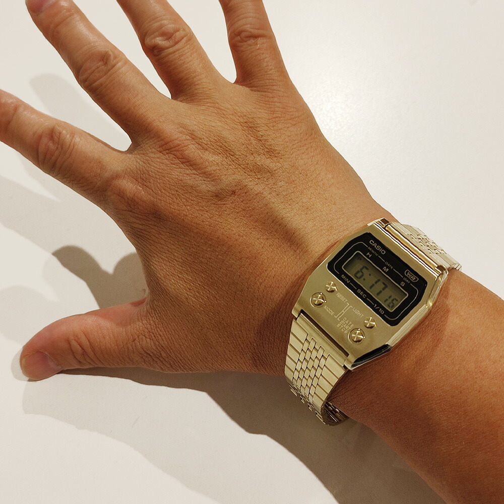 楽天市場】カシオ CASIO PREMIUM A1100G-5JF 52QS-14B 復刻 デジタル