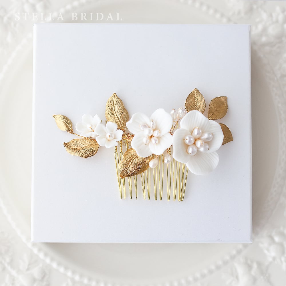 楽天市場】【STELLA BRIDAL公式】NY製 真鍮 ヘッドドレス Belle ベル