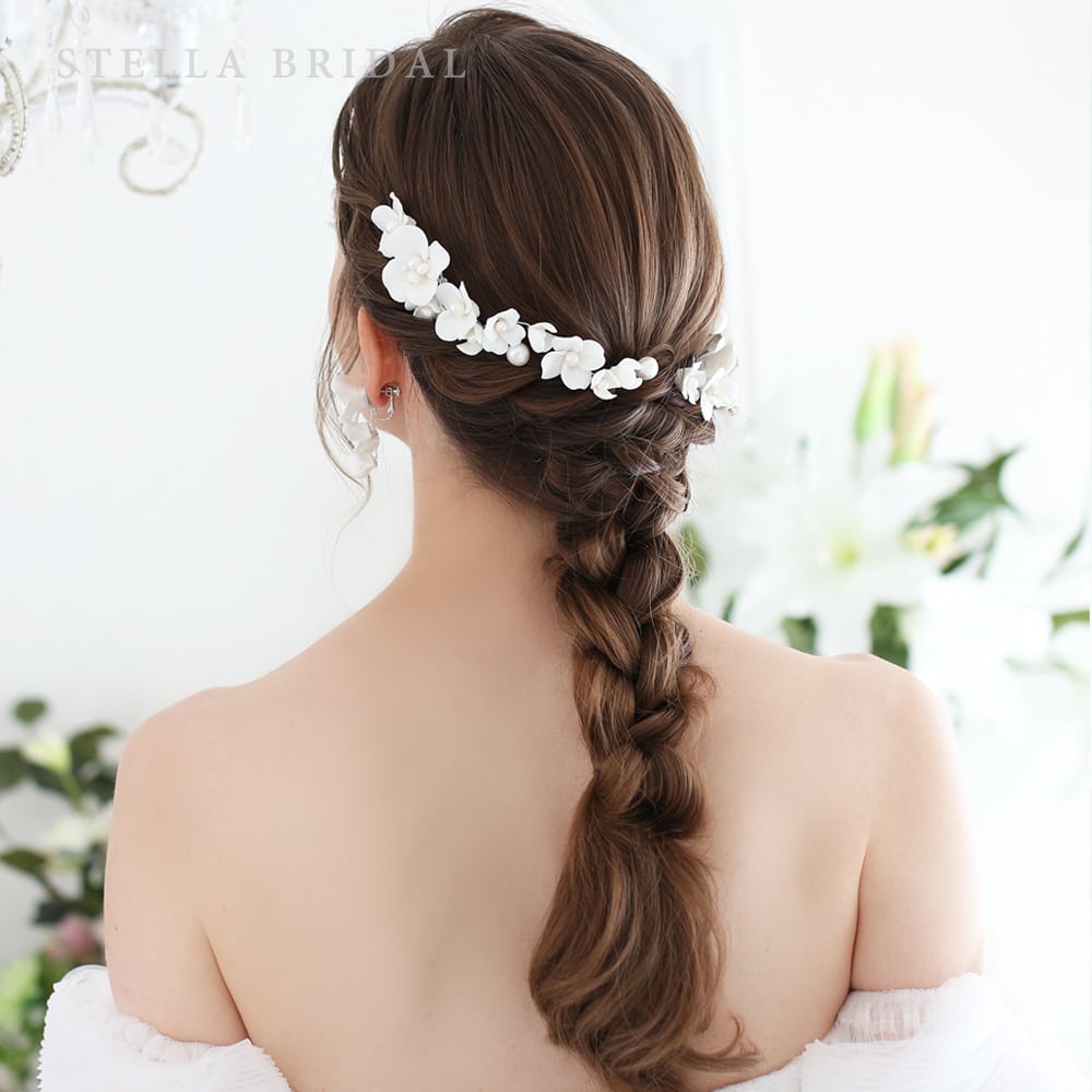 楽天市場】【STELLA BRIDAL公式】ブライダル ヘッドピース ブラン