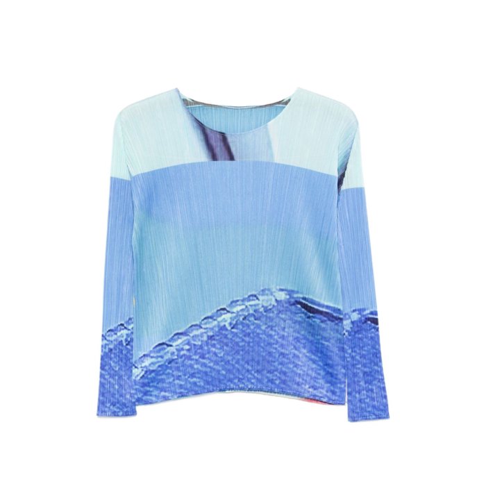 楽天市場】プリーツプリーズ（カラーブルー）（シャツ・ブラウス