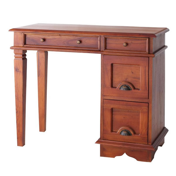 楽天市場】デスク 幅90 完成品 アンティーク調 アジアン家具 デスク 幅