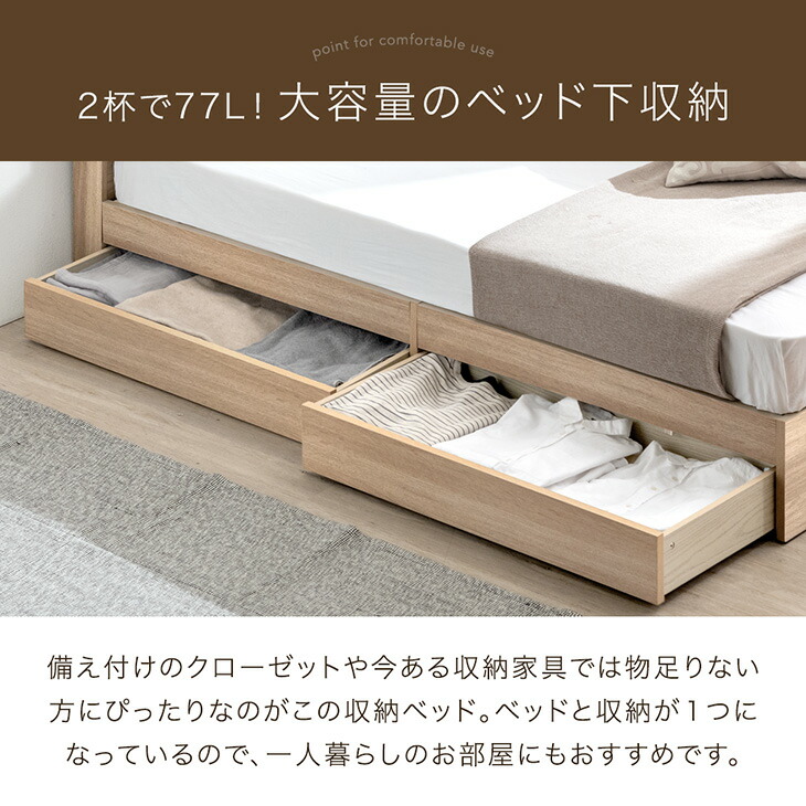 楽天市場】【20時~クーポン5％引】 ≪選べるマットレス≫ ベッド