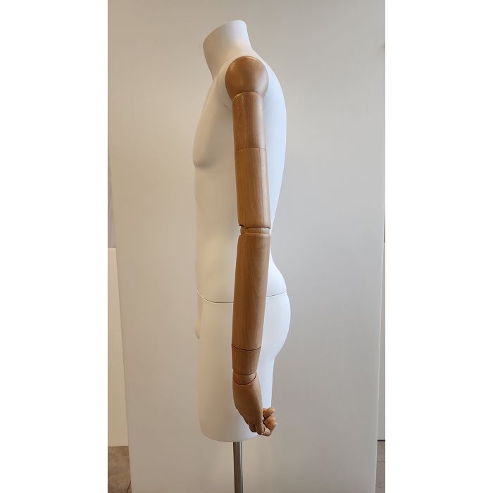 楽天市場】【業務用】軽量ABS製 紳士腕付きトルソー M 1台高級感のある