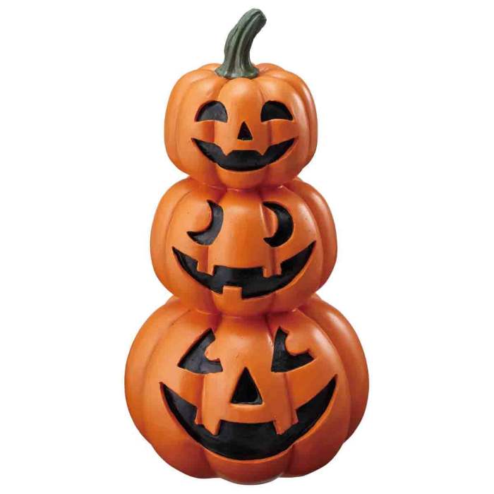 楽天市場】【5%OFFクーポン有り！3月6日限り】3連パンプキンオブジェ M