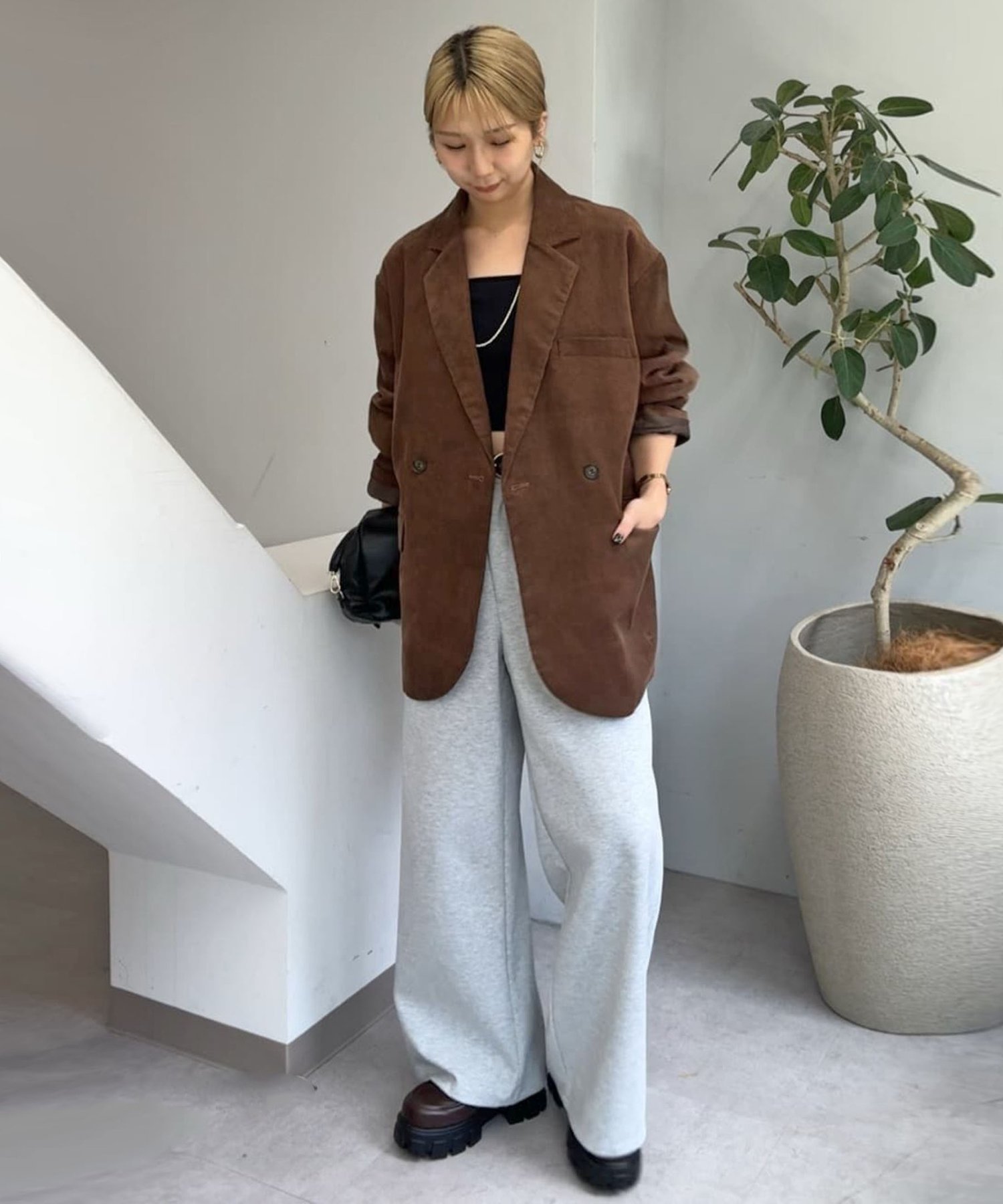 Discoat｜【ユニセックス】コーデュロイWブレストジャケット | Rakuten