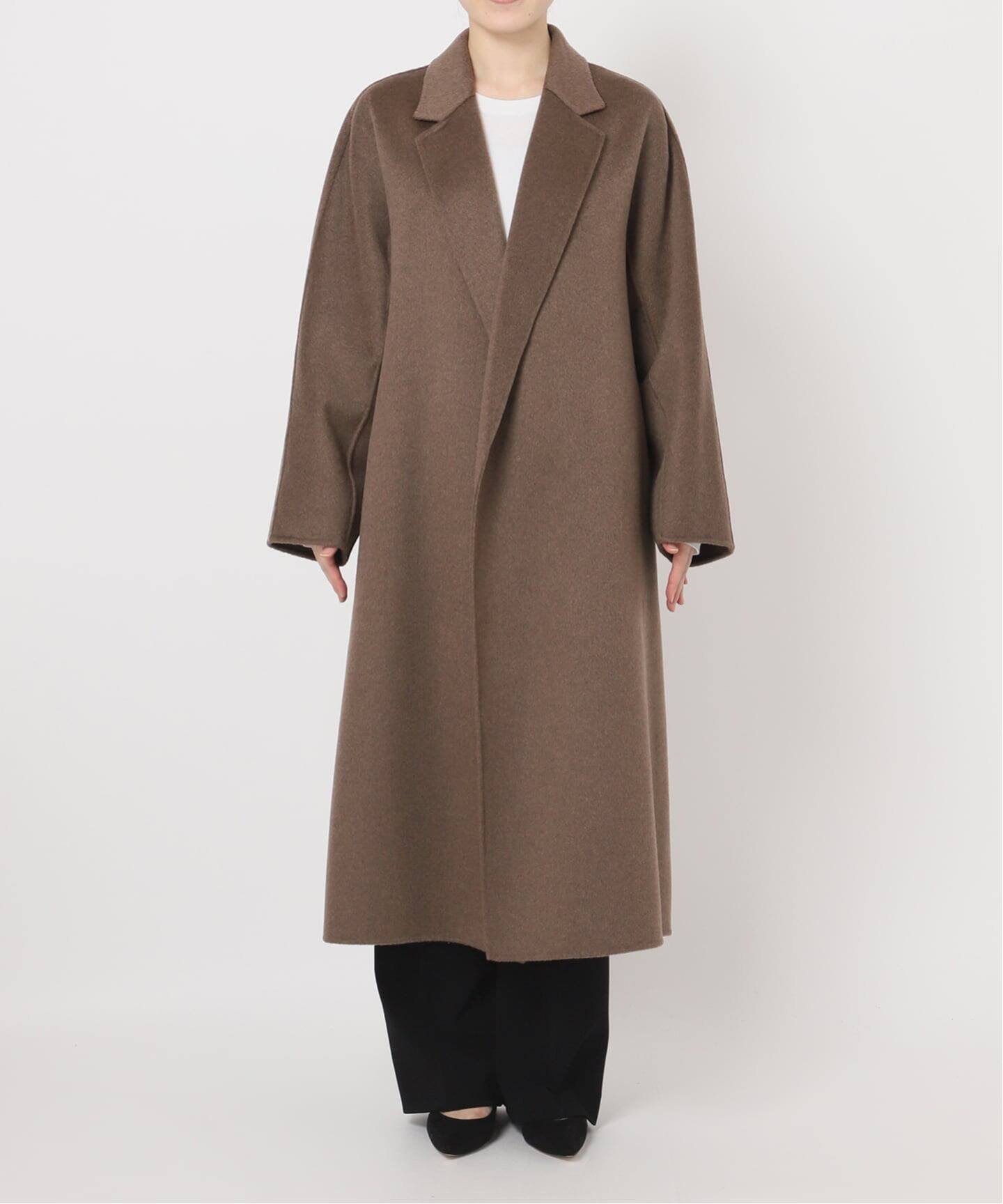 VERMEIL par iena｜カシミヤリバーロングコート | Rakuten Fashion