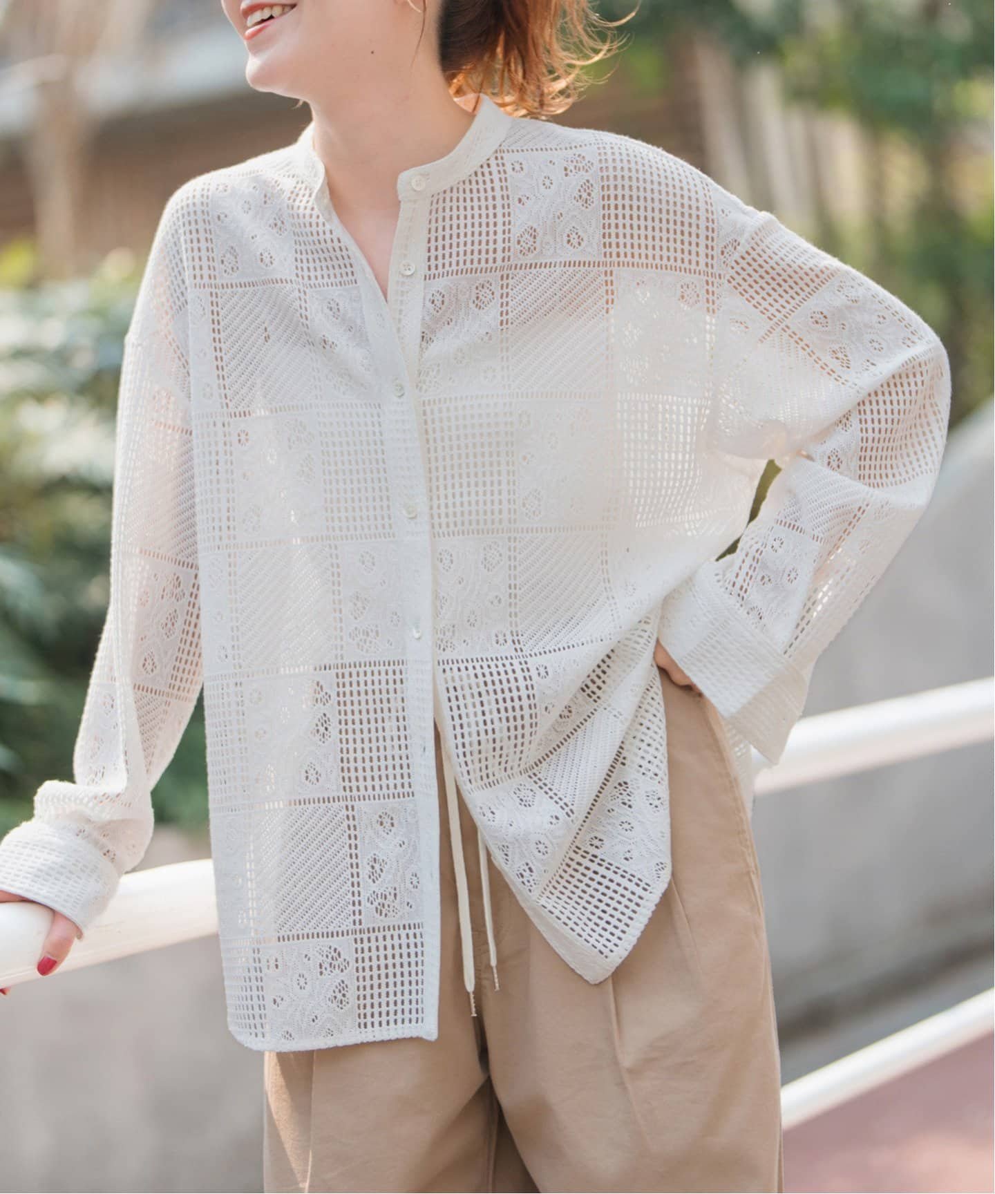 Spick & Span｜《追加3》PEレースシャツ | Rakuten Fashion(楽天