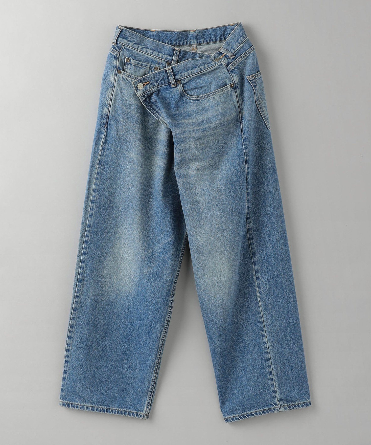 UNITED ARROWS LTD. OUTLET｜ダメージ ラップワイド デニムパンツ