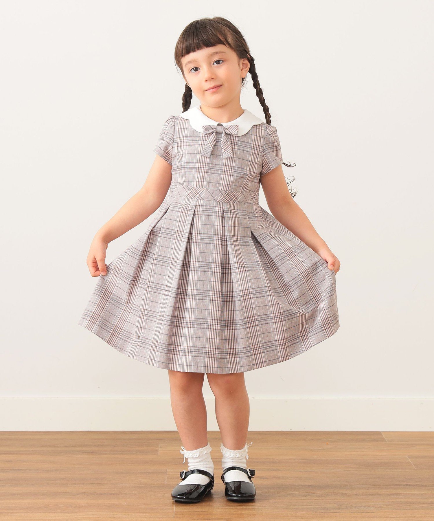 BEAMS mini｜セレモニー ワンピース + ボレロ セット 2026SS(110~130cm