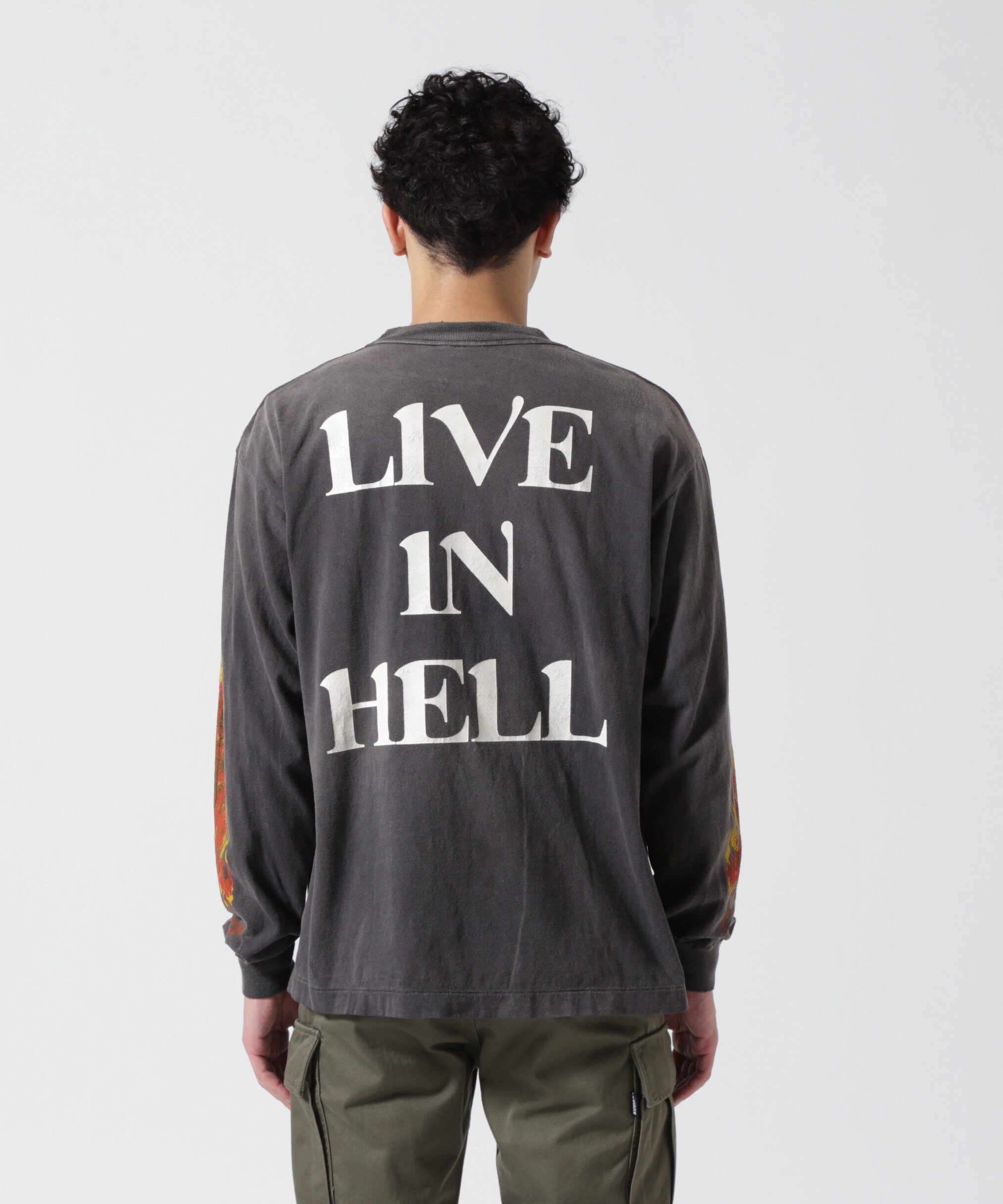 ROYAL FLASH｜SAINT MICHAEL/セントマイケル/LS TEE/LIVE IN HELL