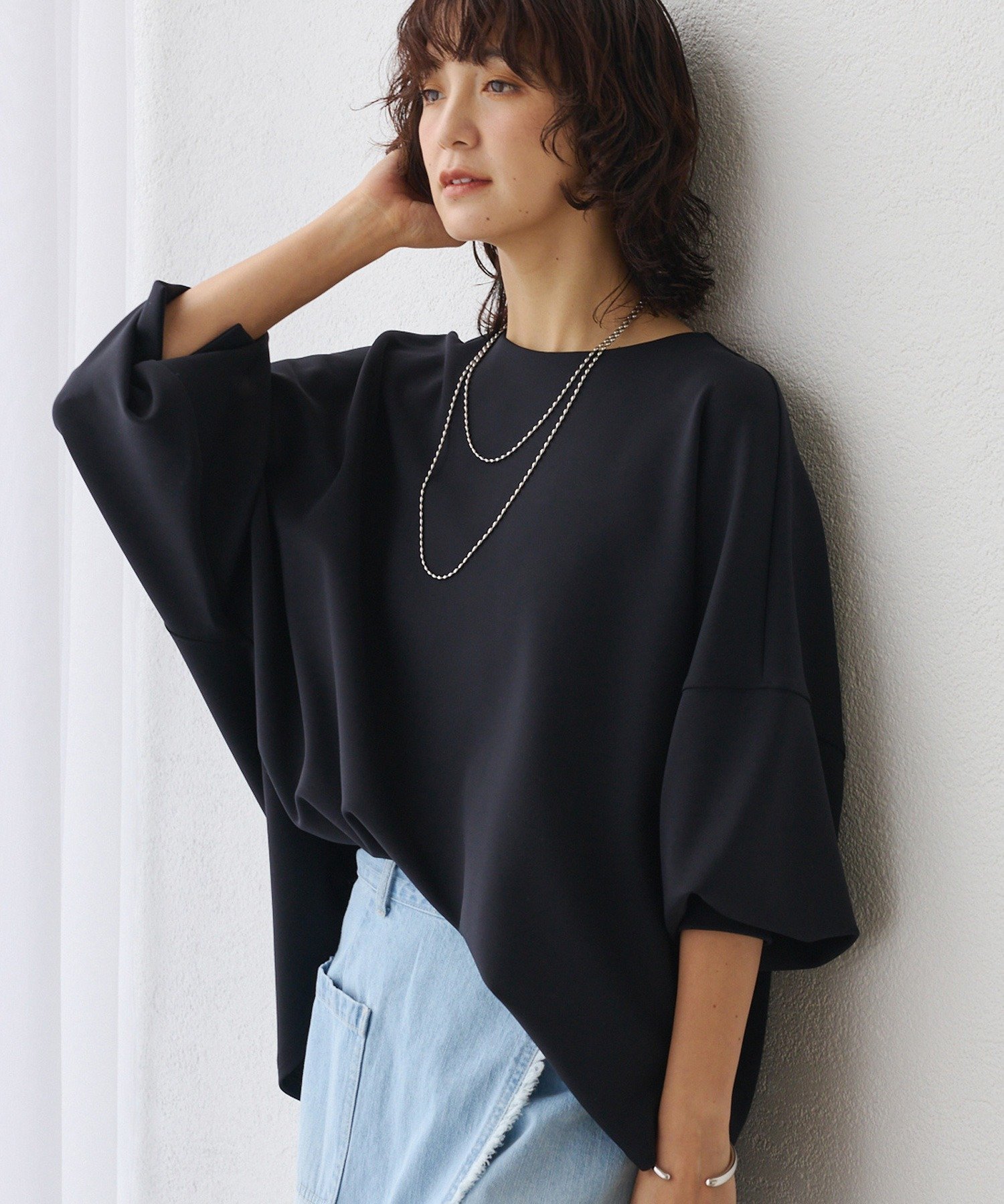 RIVE DROITE｜【楽ちんキレイ】ダンボールポンチョプルオーバー