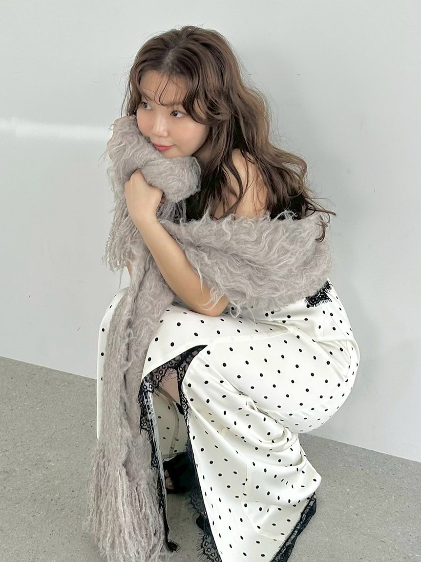 FRAY I.D｜ブラッシュシャギーニットマフラー | Rakuten Fashion(楽天