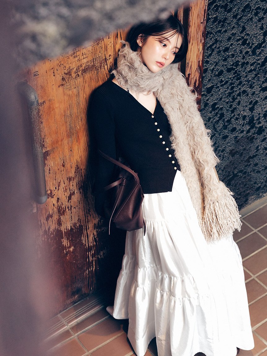 FRAY I.D｜ブラッシュシャギーニットマフラー | Rakuten Fashion(楽天