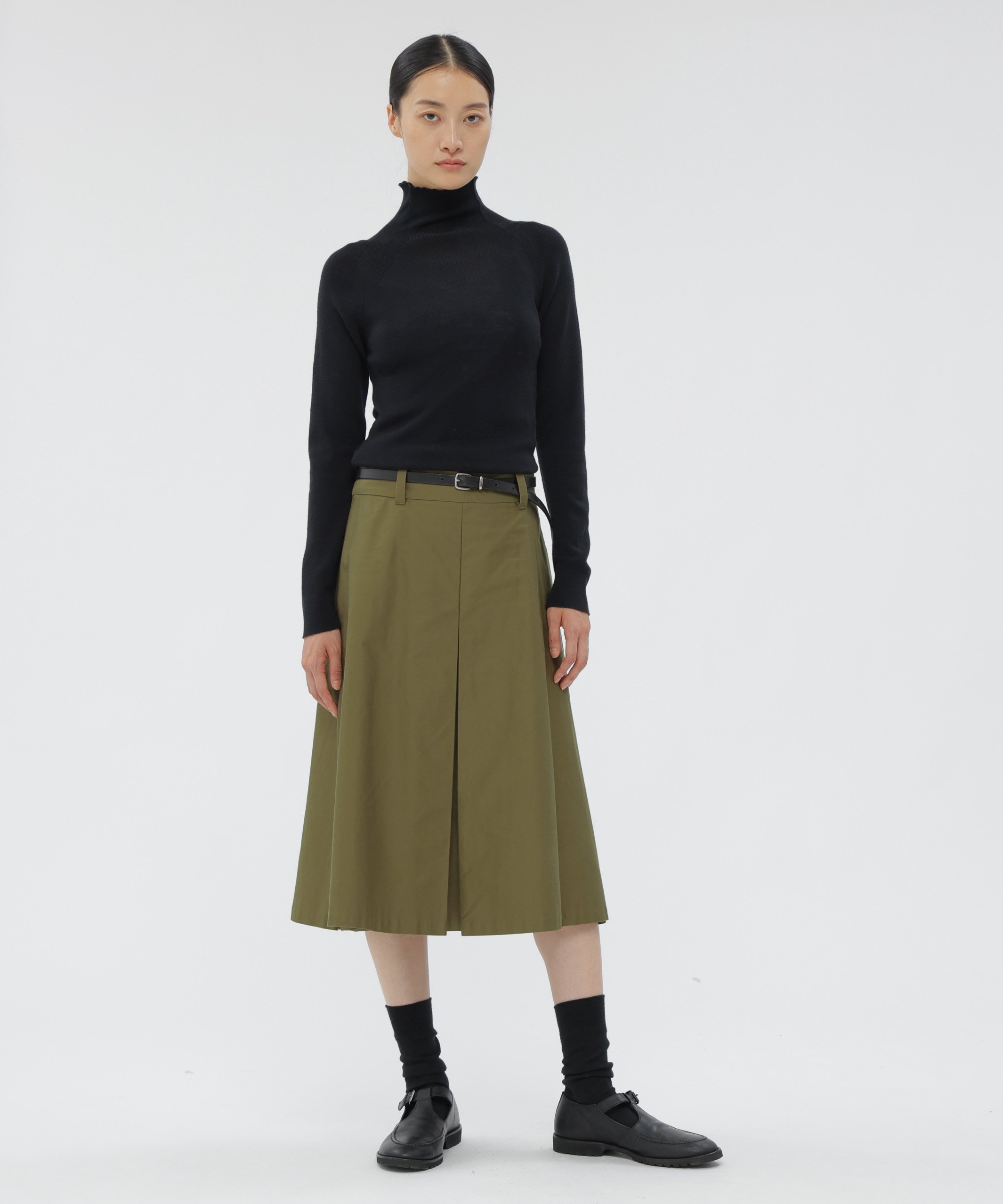 MARGARET HOWELL｜COTTON SATEEN SKIRT | Rakuten Fashion(楽天