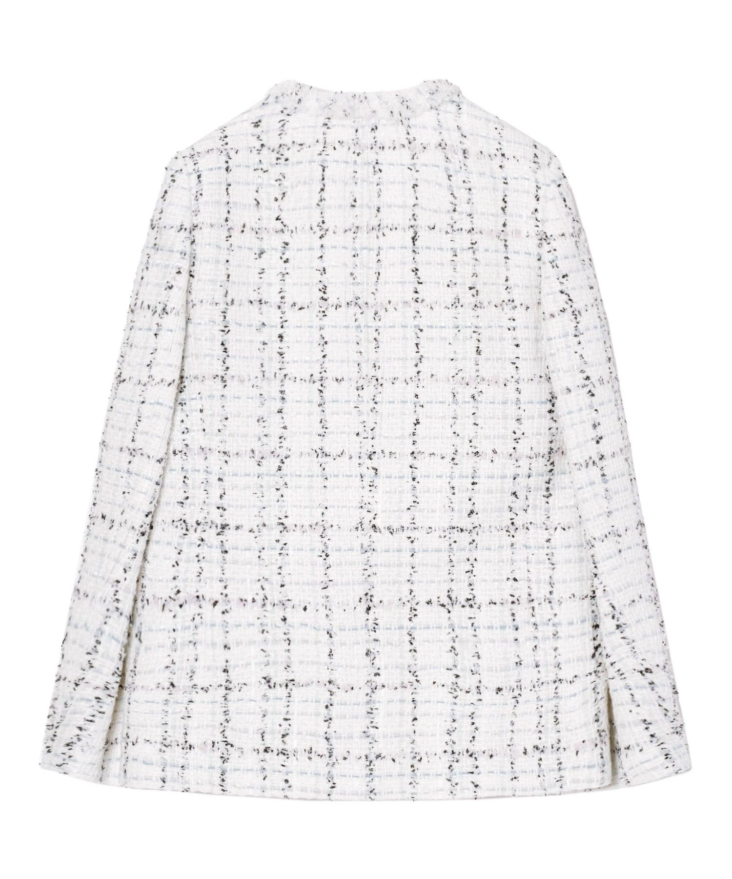 ANAYI｜【Eternal Line 2024】ミックスツイードロングノーカラー