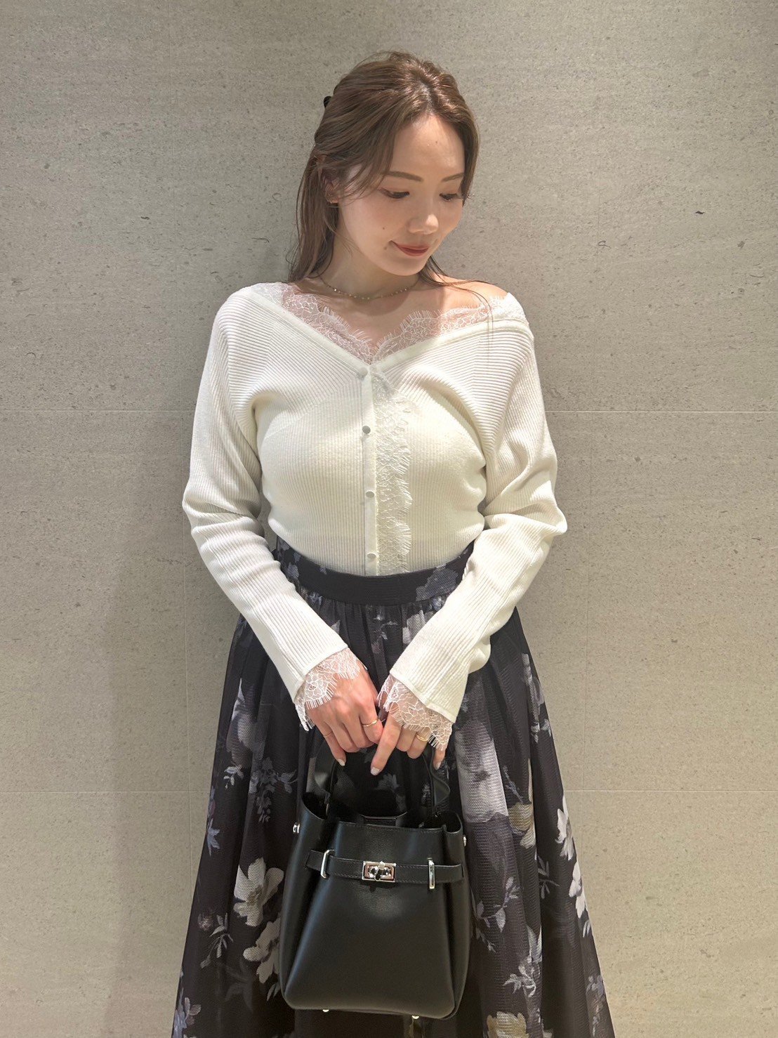 CELFORD｜レーストリムニットプルオーバー | Rakuten Fashion(楽天