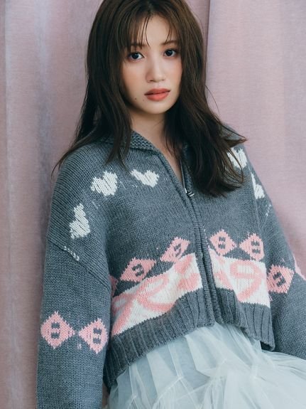 FURFUR｜リボンカウチンニットカーディガン | Rakuten Fashion(楽天