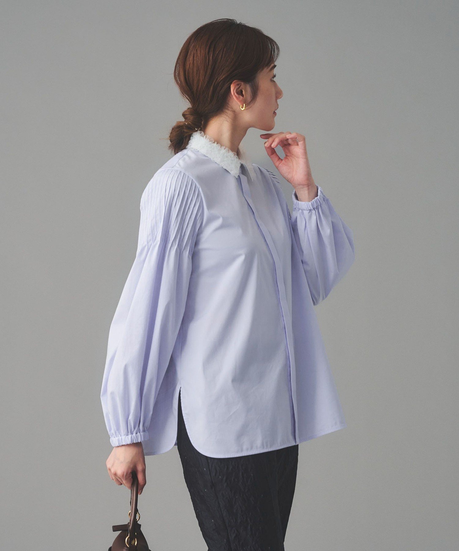 UNITED ARROWS｜チュールカラー 2WAY ブラウス | Rakuten Fashion(楽天